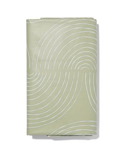 HEMA Tafelzeil met golven 140x240 polyester (taupe)