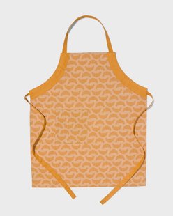 HEMA Keukenschort - chambray katoen - okergeel croissant (okergeel)