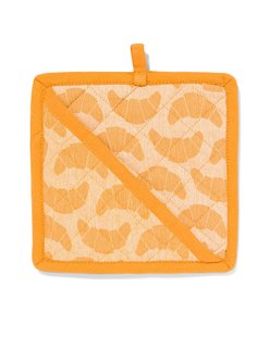 HEMA Pannenlap - 21 x 21 - katoen - okergeel croissant (okergeel)