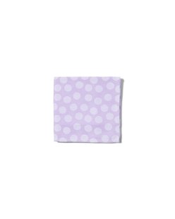 HEMA Theedoek 65x65 katoen lila met stippen (lila)
