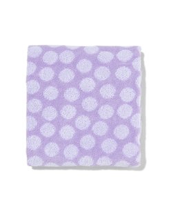 HEMA Keukendoek 50x50 katoen lila met stippen (lila)