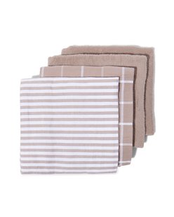 HEMA Thee- en keukendoeken bruin - 4 stuks (naturel)