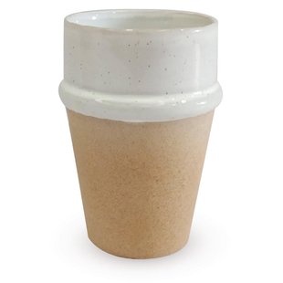 Objet Paris - mok Wabi - wit/beige - small