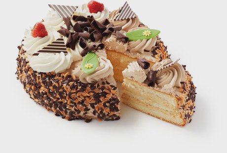 HEMA Mokkaslagroomtaart 8 p.