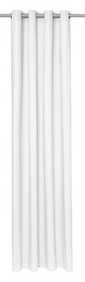 HEMA Kant en klaar gordijn met ringen wit (wit)