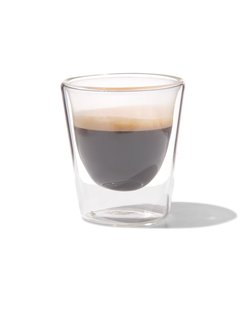 HEMA Dubbelwandig glas 100ml (transparant)