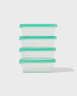 HEMA Vershoudbakjes 300ml - 4 stuks