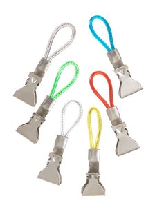 HEMA Theedoek clips - 1.5 x 5.5 - gekleurd (multicolor)
