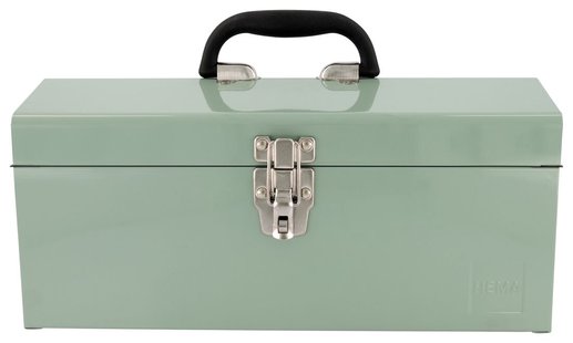 HEMA Gereedschapskist 18x41x19 metaal groen