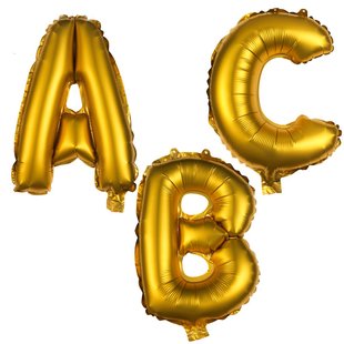 HEMA Folie ballon A-Z goud (goud)