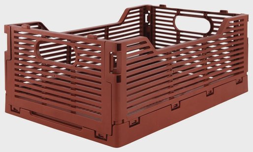 HEMA Klapkrat letterbord recycled bruin (bruin)