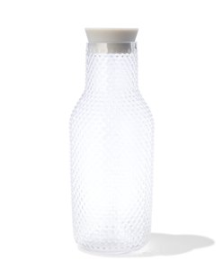 HEMA Karaf Bergen Bolletjes Reliëf 1.2L (transparant) HEMA Karaf Bergen Bolletjes Reliëf 1.2L (transparant)