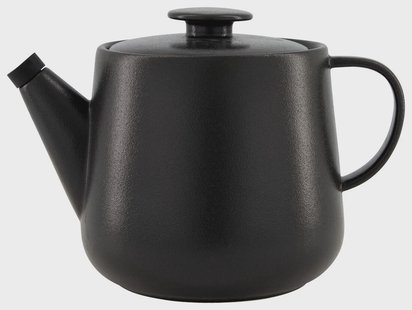 HEMA Theepot Chicago mat zwart 1.7L (zwart)