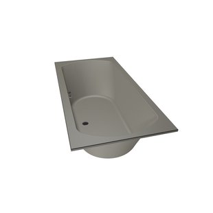 Xenz Lagoon Duobad - 190x90x53 - afvoer Midden - acryl - cement 6929-06