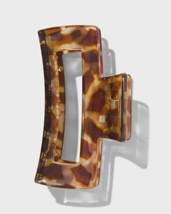 HEMA Vierkante haarclip 8cm tortoise