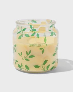 HEMA Citronella geurkaars in glas met Ø10x10