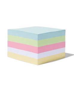 HEMA Memoblok navulling pastel