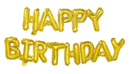 HEMA Folie Ballon Happy Birthday (goud) HEMA Folie Ballon Happy Birthday (goud)