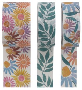 HEMA Washi tapes wilde bloemen - 3x5m