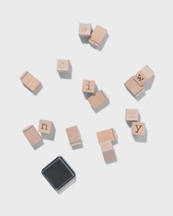 HEMA Stempelset alfabet