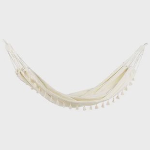 Beliani - VERCELLI - Hangmat - Wit - Katoen