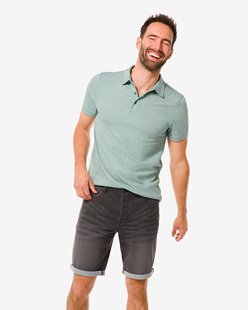 HEMA Heren short jogdenim zwart (zwart)