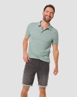 HEMA Heren short jogdenim zwart (zwart)