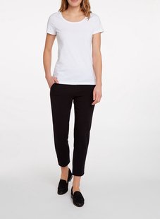 HEMA Dames T-shirt basic o-hals wit (wit)