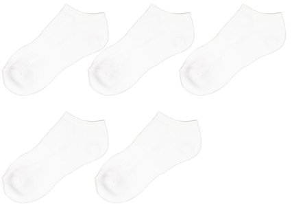 HEMA Heren enkelsokken sport - 5 paar wit (wit)