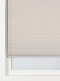 HEMA Plisse dubbel lichtdoorlatend gekleurde achterzijde zand (zand)