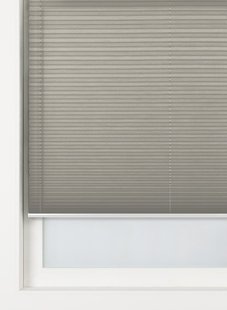 HEMA Plisse enkel uni lichtdoorlatend taupe (taupe)