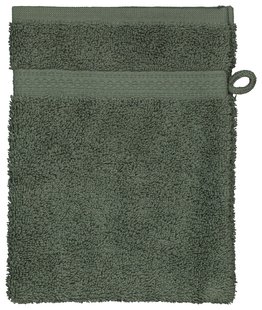 HEMA Washandje zware kwaliteit - legergroen (legergroen)