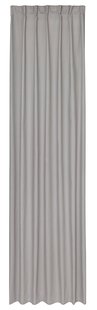 HEMA Kant en klaar gordijn met plooiband grijs (grijs)