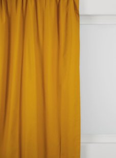 HEMA Kant en klaar gordijn met plooiband 140x270 (okergeel)