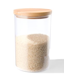 HEMA Voorraadpot glas 1.7L uni (transparant)