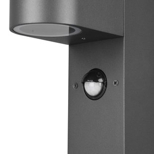 Trio Lighting Sokkellamp Roya, bewegingssensor, antraciet