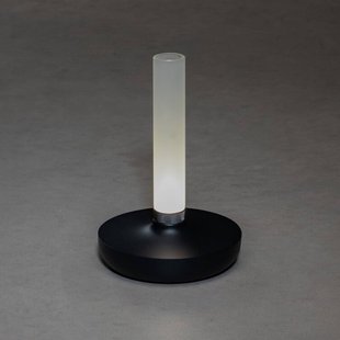 Konstsmide LED tafellamp Biarritz IP54 accu, CCT, zwart