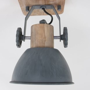 Steinhauer Plafondspot Gearwood. 1-lamp, grijs
