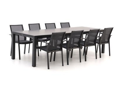 Bernstein Amberg/Mannheim 220cm dining tuinset 9-delig stapelbaar/uitschuifbaar - Laagste prijsgarantie!