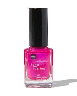 HEMA Long lasting nagellak 115 candy twinkle (felroze)