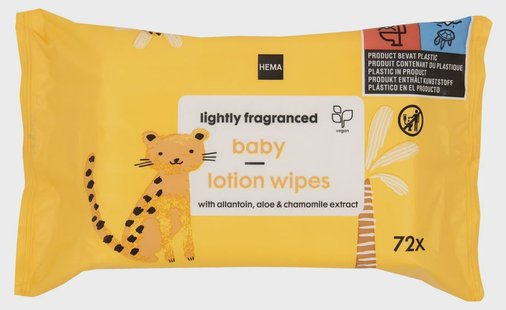 HEMA Baby lotiondoekjes - 3x72 stuks