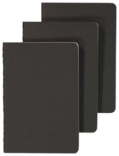 HEMA Schriften zwart A6 gelinieerd - 3 stuks