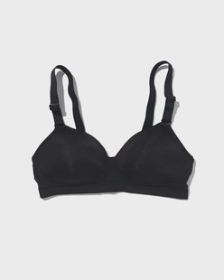 HEMA Voorgevormde prothese bh zonder beugel zwart (zwart)