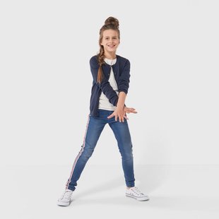 HEMA Kinder jeans skinny fit middenblauw (middenblauw)