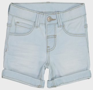 HEMA Baby jogdenim short lichtblauw (lichtblauw)