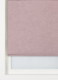 HEMA Rolgordijn velvet verduisterend gekleurde achterzijde oudroze (oudroze)