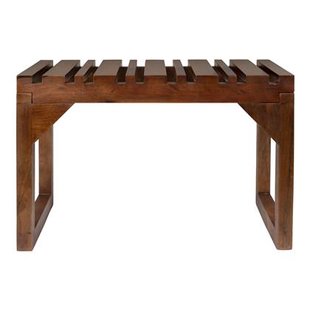 Dutchbone Jakub Kapstok Bankje Hout Bruin