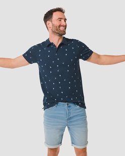 HEMA Heren short jogdenim lichtblauw (lichtblauw)