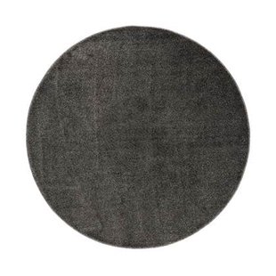 Tapeso Rond vloerkleed Fine - grijs - 200 cm rond Tapeso Rond vloerkleed Fine - grijs - 200 cm rond