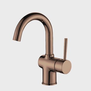 Wastafelmengkraan Best Design Dijon Met Draaibare Uitloop 24 cm PVD Glans Brons